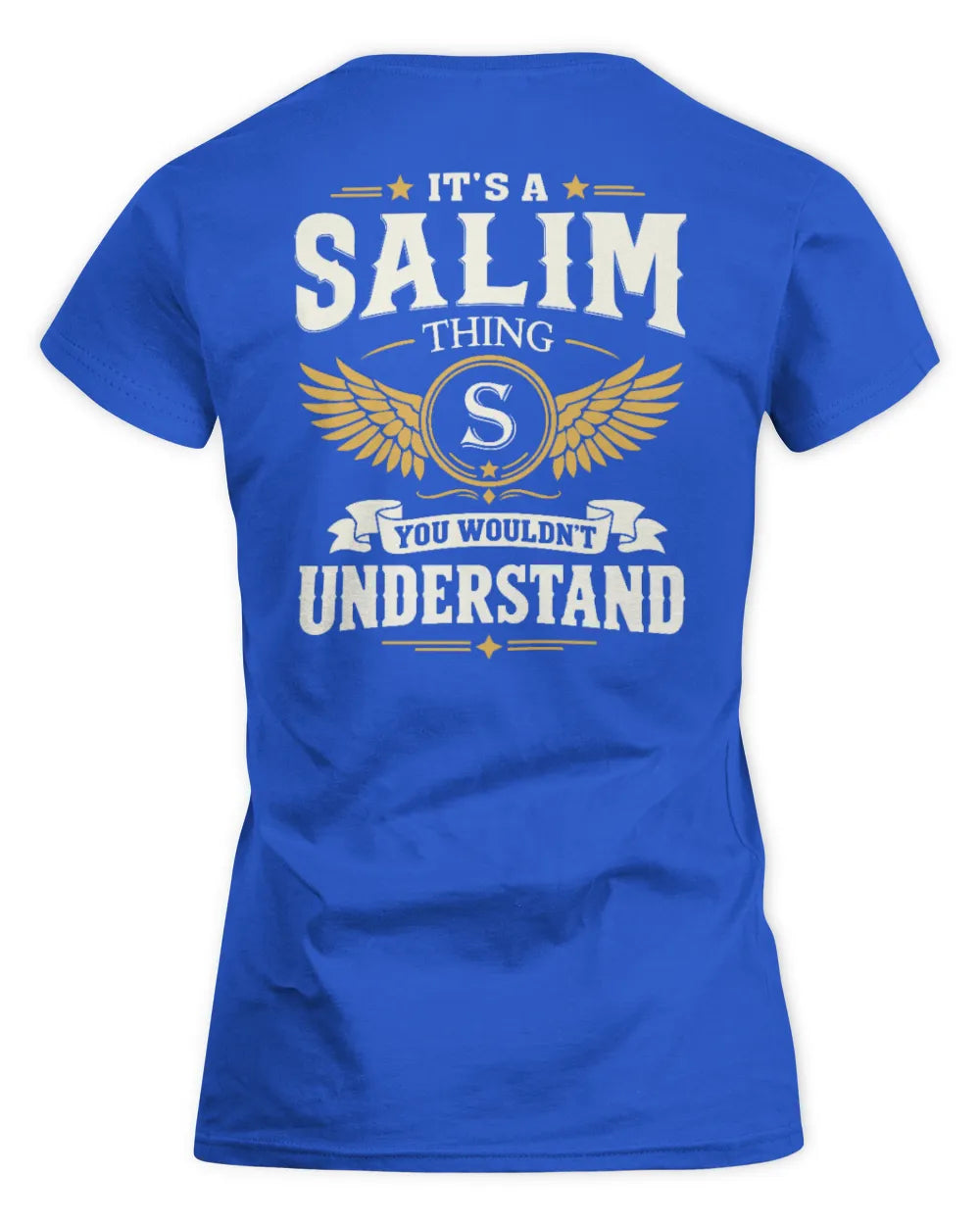 SALIM KT06-M008 It’s a [NAME] Thing – You Wouldn’t Understand | Personalized Vintage T-Shirt - Women's Standard T-Shirt - Royal