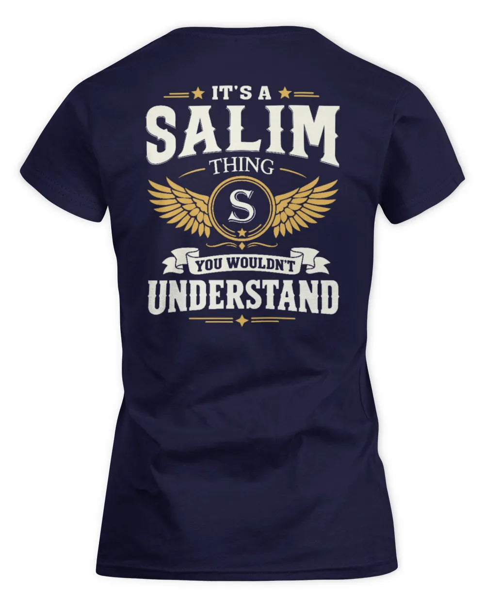 SALIM KT06-M008 It’s a [NAME] Thing – You Wouldn’t Understand | Personalized Vintage T-Shirt - Women's Standard T-Shirt - Navy