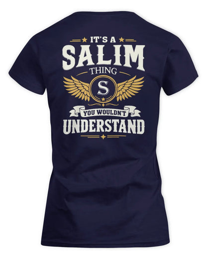 SALIM KT06-M008 It’s a [NAME] Thing – You Wouldn’t Understand | Personalized Vintage T-Shirt - Women's Standard T-Shirt - Navy