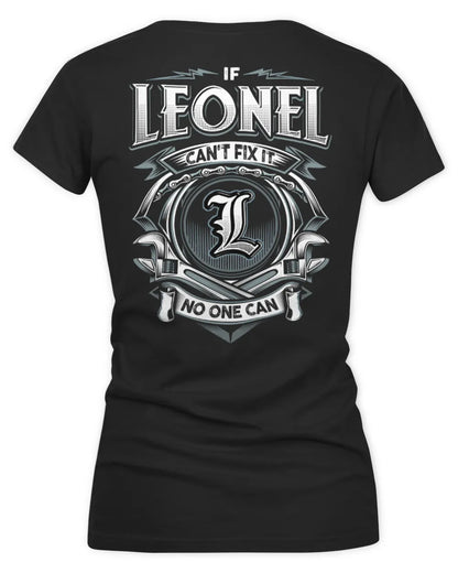LEONEL AP81-K4-626 - Personalized Ahmed Quote Apparel “If Ahmed Can't Fix It, No One Can” - Women's V-Neck T-Shirt - Black