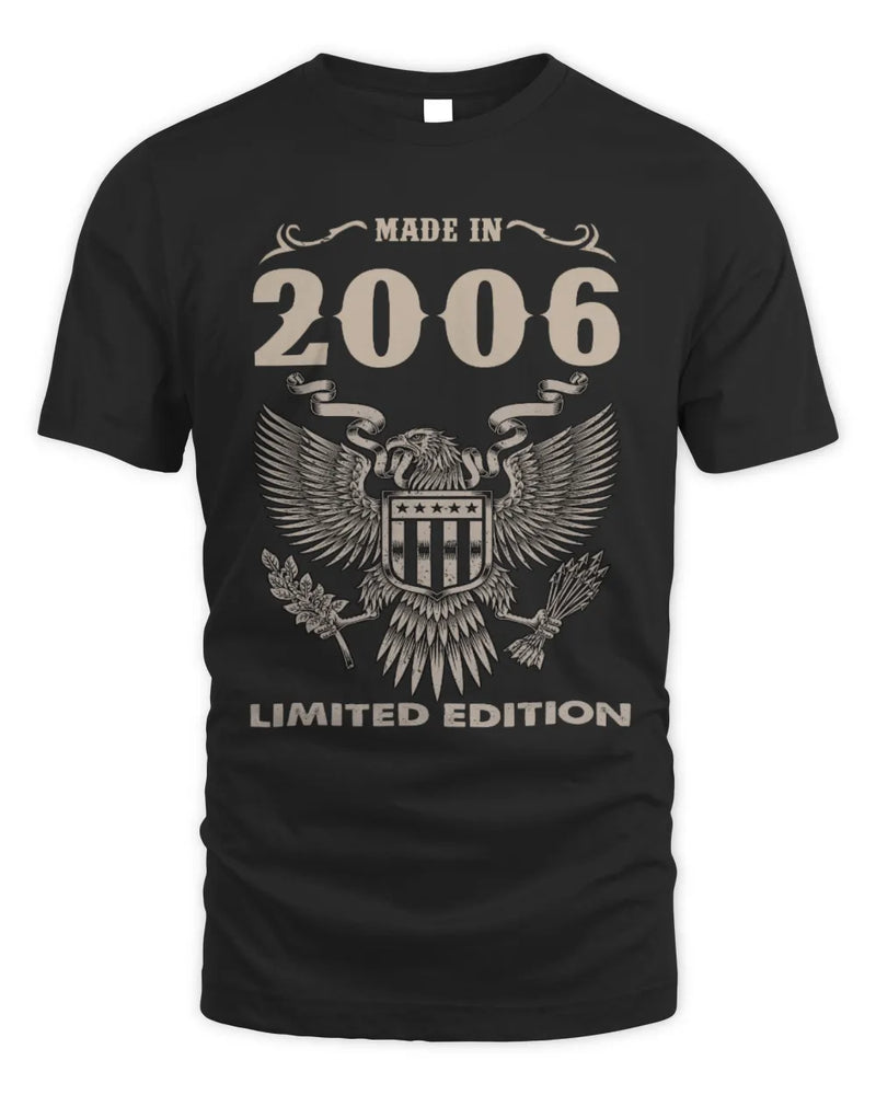 2006 HH89-K2 – Classic Birth Year Limited Edition T-Shirt - Unisex Standard T-Shirt - Black