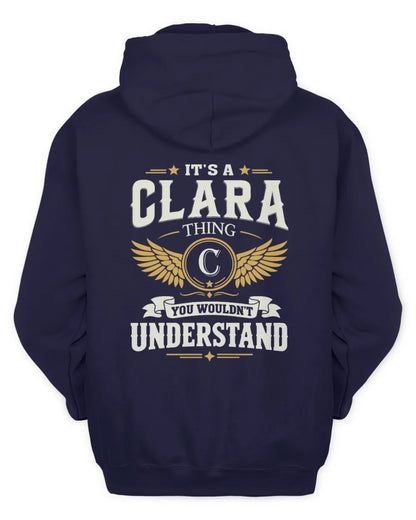CLARA KT06-M008 It’s a [NAME] Thing – You Wouldn’t Understand | Personalized Vintage T-Shirt - Unisex Hoodie - Navy