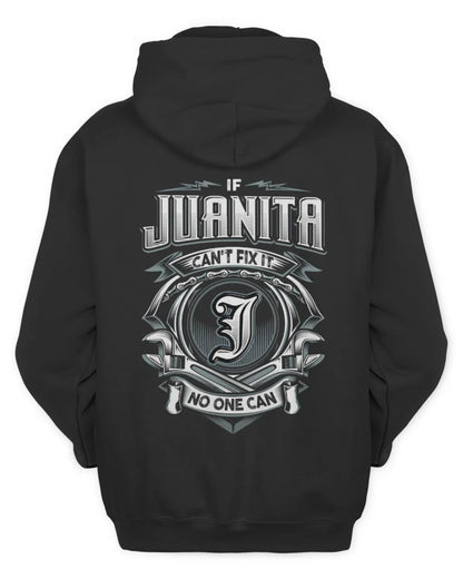 JUANITA AP81-K4-626 - Personalized Ahmed Quote Apparel “If Ahmed Can't Fix It, No One Can” - Unisex Hoodie - Black