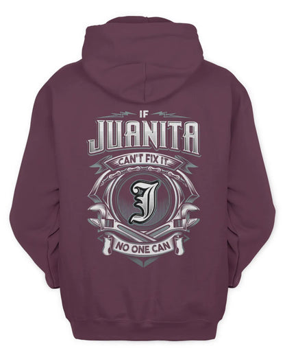 JUANITA AP81-K4-626 - Personalized Ahmed Quote Apparel “If Ahmed Can't Fix It, No One Can” - Unisex Hoodie - Maroon