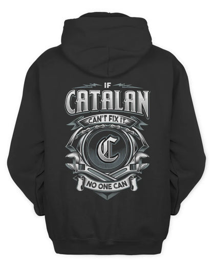 CATALAN AP81-K4-626 - Personalized Ahmed Quote Apparel “If Ahmed Can't Fix It, No One Can” - Unisex Hoodie - Black