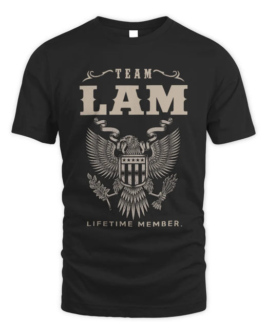 LAM TP06-K82 – Personalized Classic Style Apparel “Team NAME Lifetime Member”