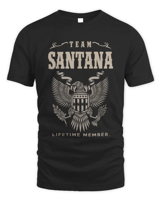 SANTANA TP06-K82 – Personalized Classic Style Apparel “Team NAME Lifetime Member”