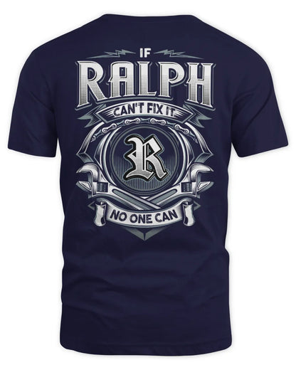 RALPH AP81-K4-626 - Personalized Ahmed Quote Apparel “If Ahmed Can't Fix It, No One Can” - Unisex Standard T-Shirt - Navy