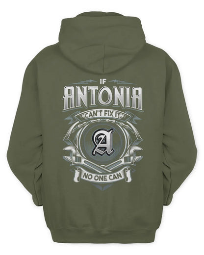 ANTONIA AP81-K4-626 - Personalized Ahmed Quote Apparel “If Ahmed Can't Fix It, No One Can” - Unisex Hoodie - Military Green