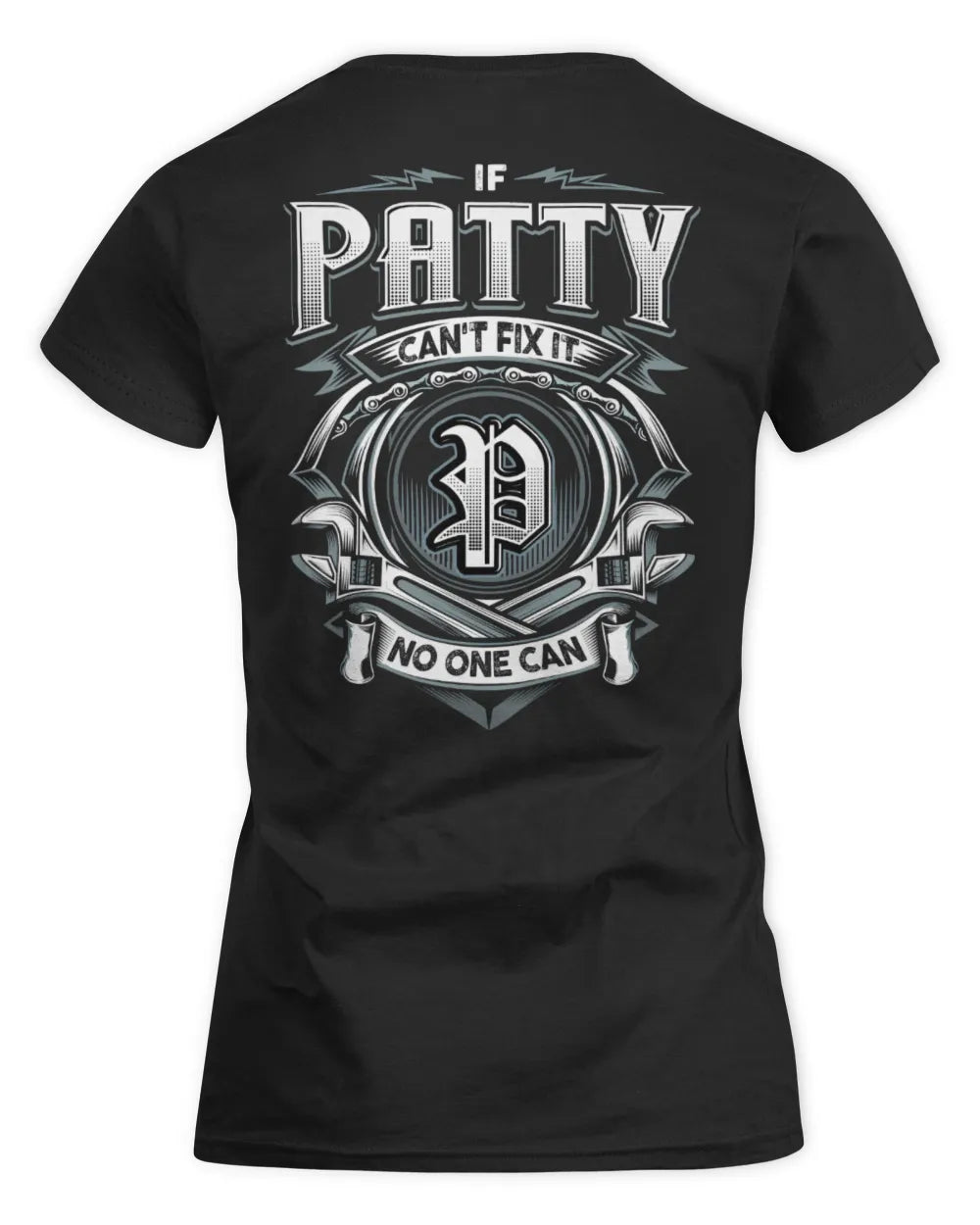 PATTY AP81-K4-626 - Personalized Ahmed Quote Apparel “If Ahmed Can't Fix It, No One Can” - Women's Standard T-Shirt - Black