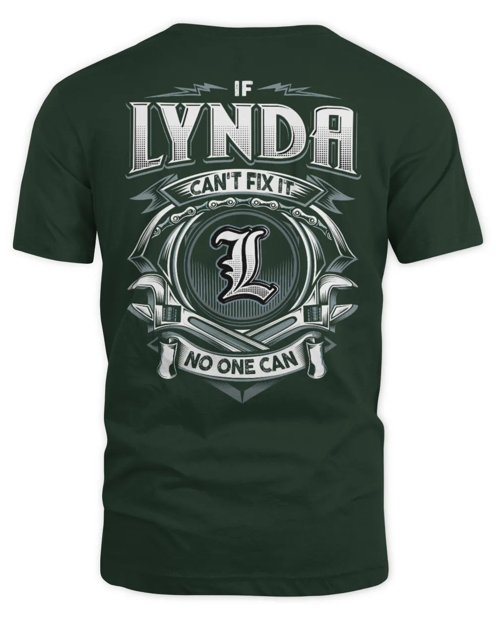 LYNDA AP81-K4-626 - Personalized Ahmed Quote Apparel “If Ahmed Can't Fix It, No One Can” - Unisex Standard T-Shirt - Forest Green