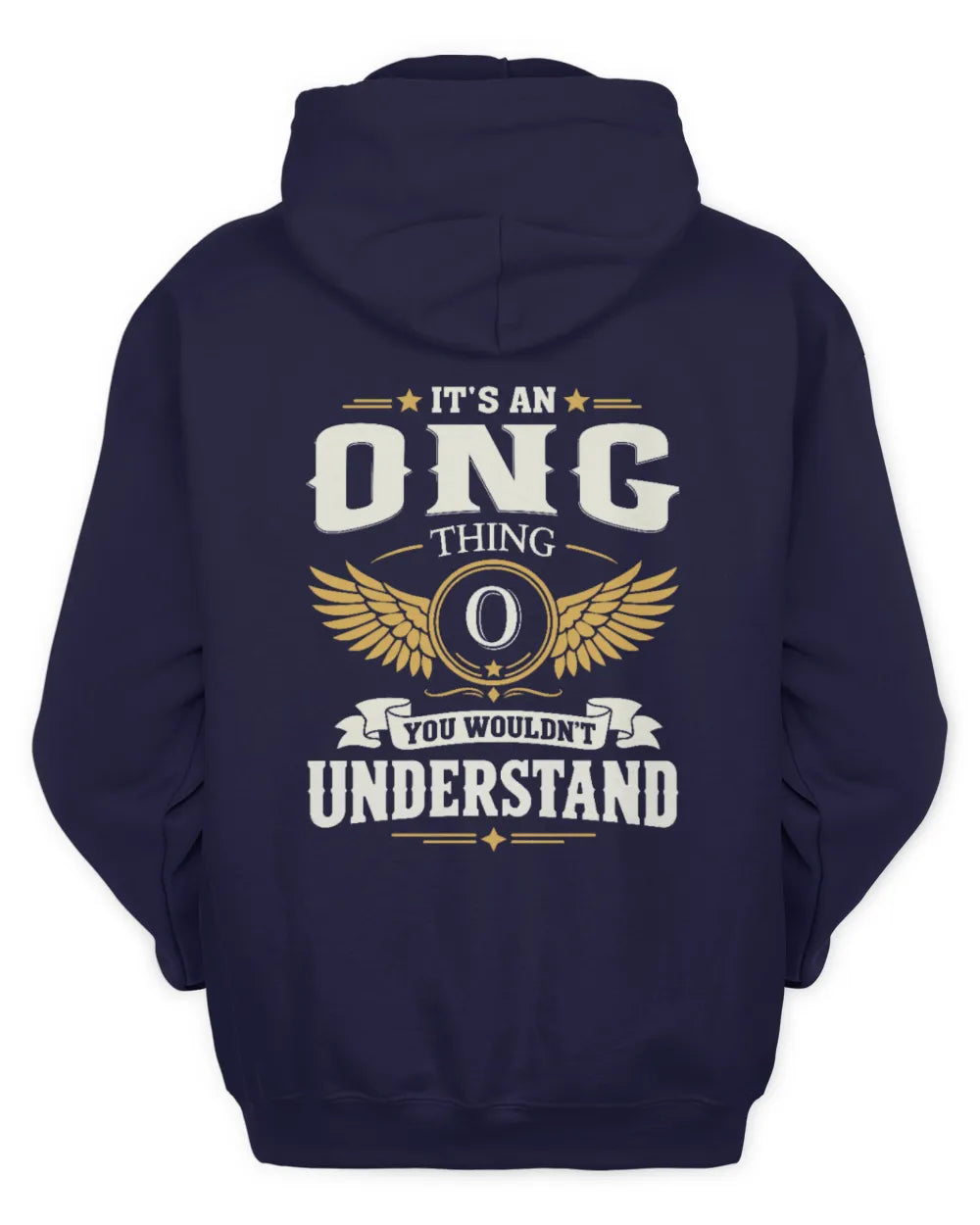 ONG KT06-M008 It’s a [NAME] Thing – You Wouldn’t Understand | Personalized Vintage T-Shirt - Unisex Hoodie - Navy
