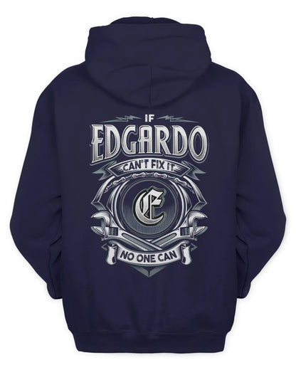 EDGARDO AP81-K4-626 - Personalized Ahmed Quote Apparel “If Ahmed Can't Fix It, No One Can” - Unisex Hoodie - Navy