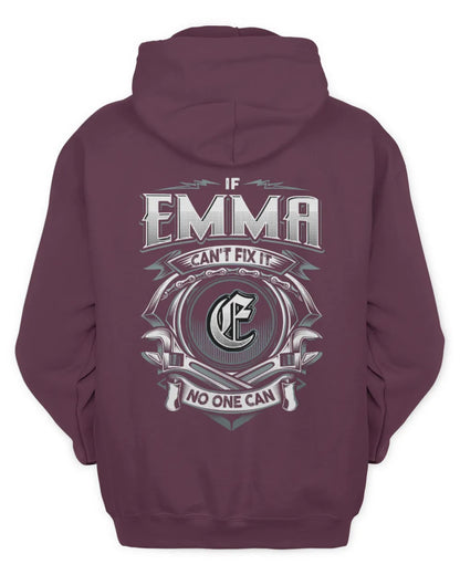 EMMA AP81-K4-626 - Personalized Ahmed Quote Apparel “If Ahmed Can't Fix It, No One Can” - Unisex Hoodie - Maroon