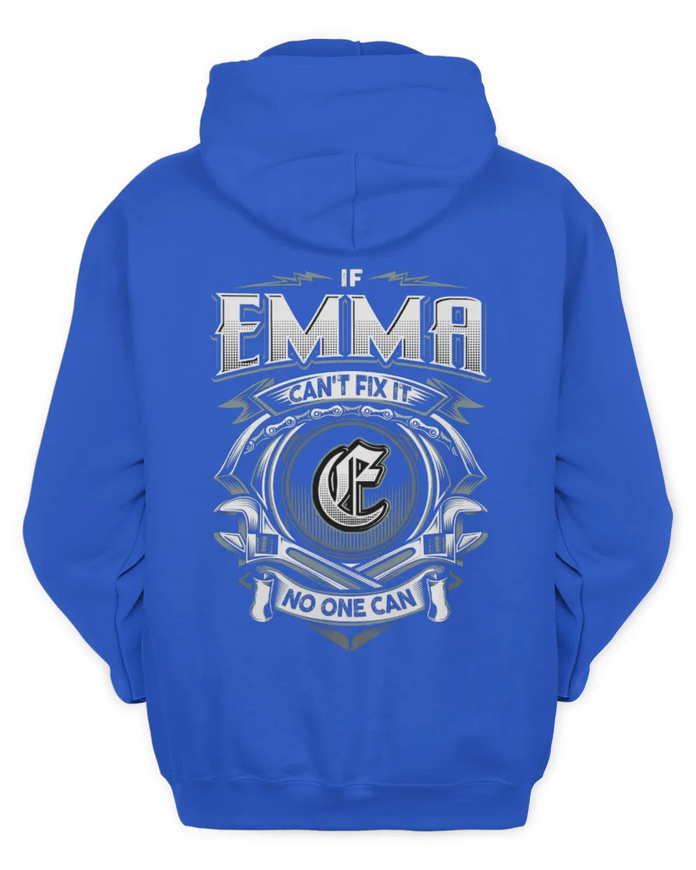 EMMA AP81-K4-626 - Personalized Ahmed Quote Apparel “If Ahmed Can't Fix It, No One Can” - Unisex Hoodie - Royal