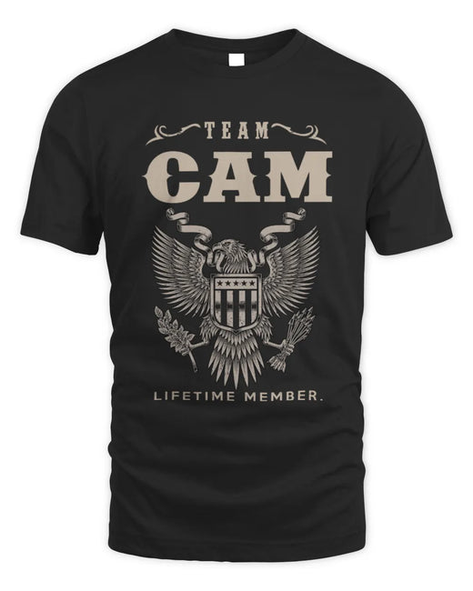 CAM TP06-K82 – Personalized Classic Style Apparel “Team NAME Lifetime Member”