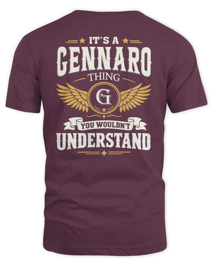 GENNARO KT06-M008 It’s a [NAME] Thing – You Wouldn’t Understand | Personalized Vintage T-Shirt - Unisex Standard T-Shirt - Maroon