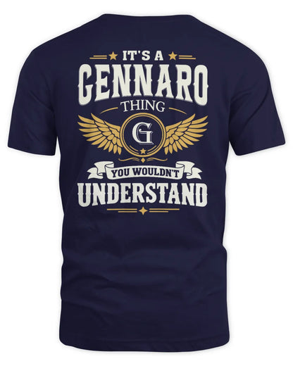GENNARO KT06-M008 It’s a [NAME] Thing – You Wouldn’t Understand | Personalized Vintage T-Shirt - Unisex Standard T-Shirt - Navy