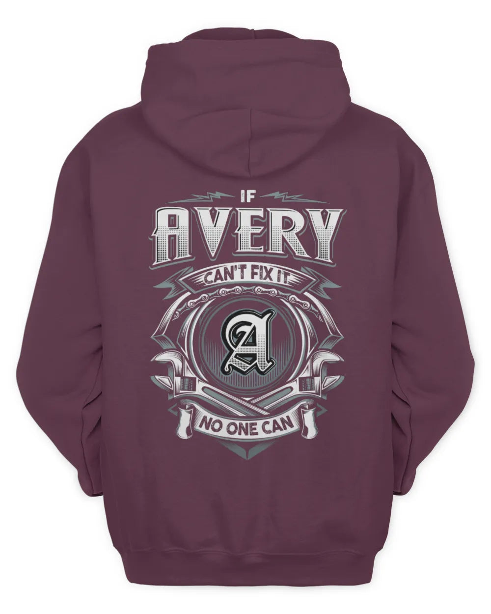 AVERY AP81-K4-626 - Personalized Ahmed Quote Apparel “If Ahmed Can't Fix It, No One Can” - Unisex Hoodie - Maroon