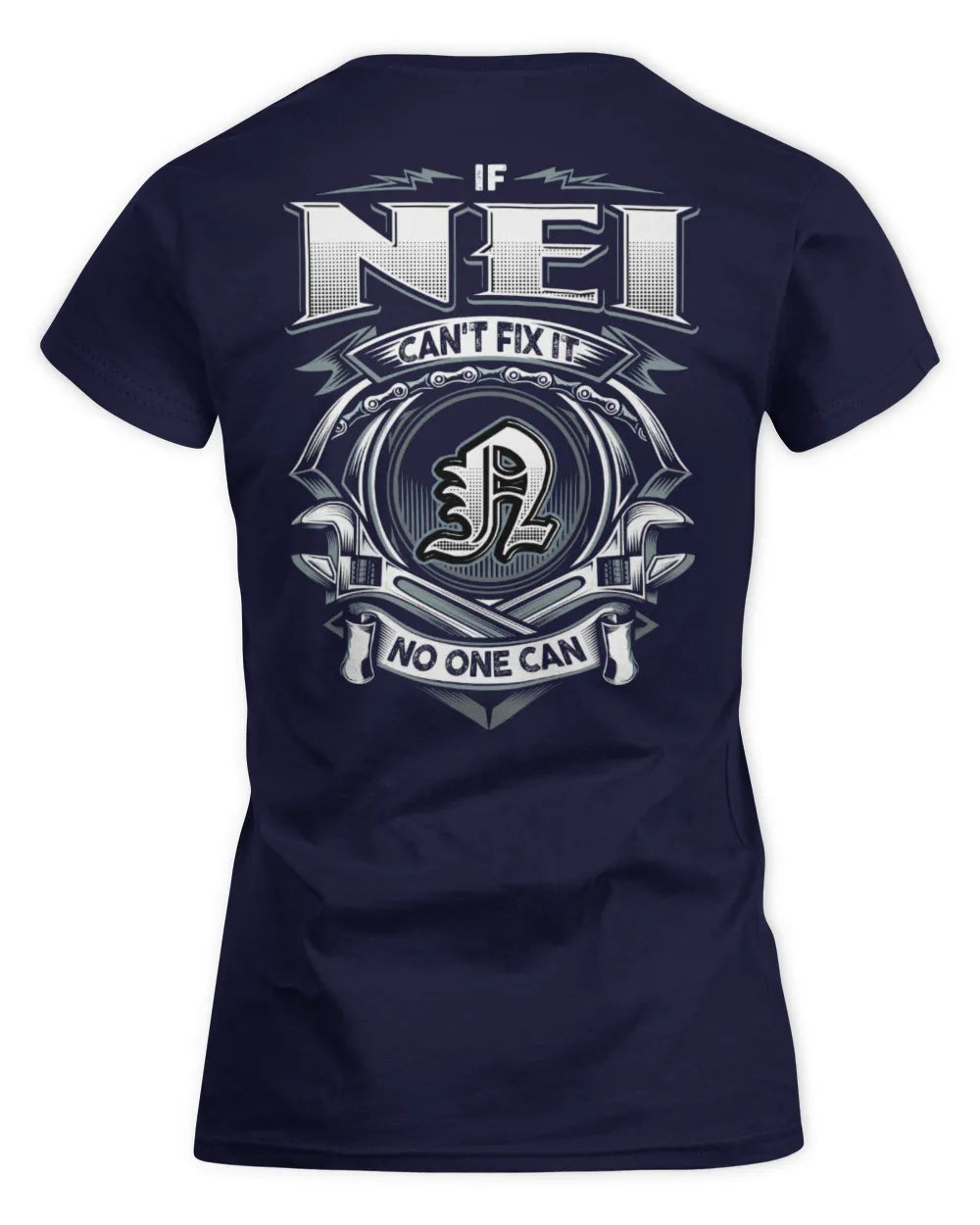 NEI AP81-K4-626 - Personalized Ahmed Quote Apparel “If Ahmed Can't Fix It, No One Can” - Women's Standard T-Shirt - Navy