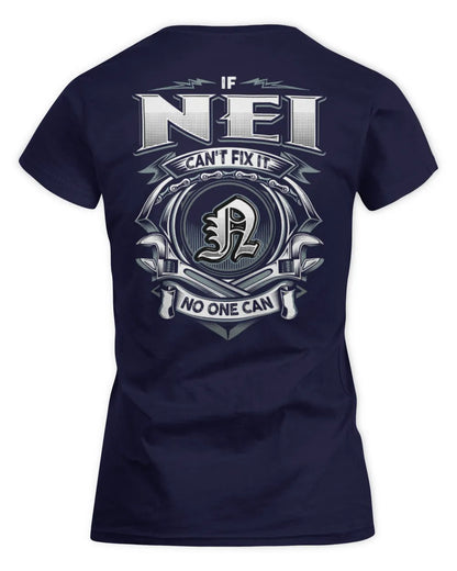 NEI AP81-K4-626 - Personalized Ahmed Quote Apparel “If Ahmed Can't Fix It, No One Can” - Women's Standard T-Shirt - Navy