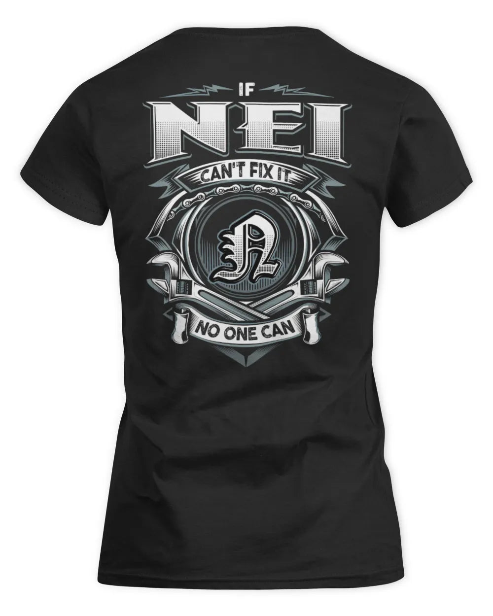 NEI AP81-K4-626 - Personalized Ahmed Quote Apparel “If Ahmed Can't Fix It, No One Can” - Women's Standard T-Shirt - Black