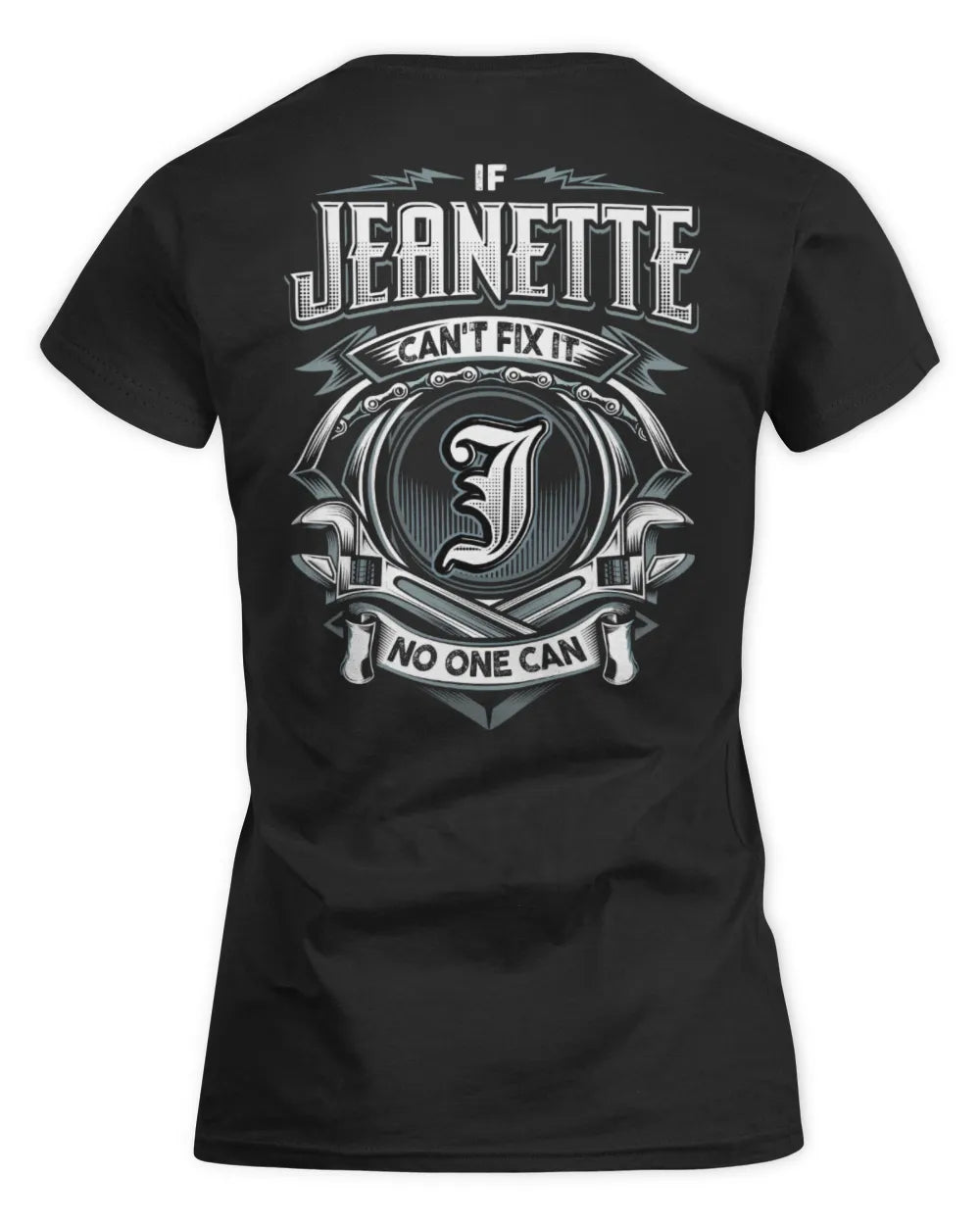 JEANETTE AP81-K4-626 - Personalized Ahmed Quote Apparel “If Ahmed Can't Fix It, No One Can” - Women's Standard T-Shirt - Black