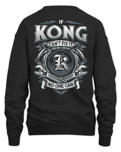 KONG AP81-K4-626 - Personalized Ahmed Quote Apparel “If Ahmed Can't Fix It, No One Can” - Unisex Sweatshirt - Black