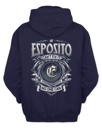 ESPOSITO AP81-K4-626 - Personalized Ahmed Quote Apparel “If Ahmed Can't Fix It, No One Can” - Unisex Hoodie - Navy
