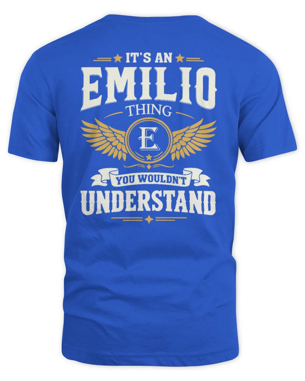 EMILIO KT06-M008 It’s a [NAME] Thing – You Wouldn’t Understand | Personalized Vintage T-Shirt - Unisex Standard T-Shirt - Royal