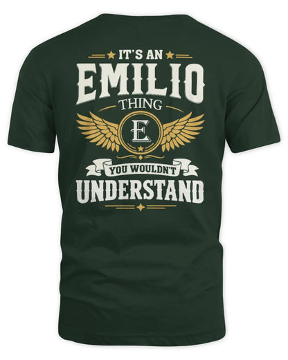EMILIO KT06-M008 It’s a [NAME] Thing – You Wouldn’t Understand | Personalized Vintage T-Shirt - Unisex Standard T-Shirt - Forest Green