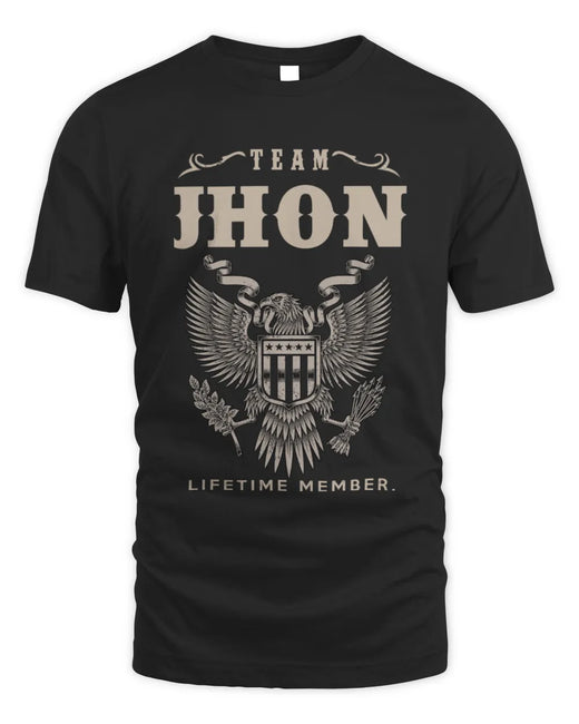 JHON TP06-K82 – Personalized Classic Style Apparel “Team NAME Lifetime Member”