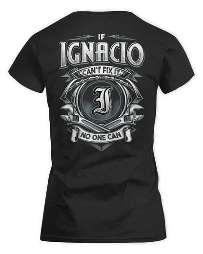 IGNACIO AP81-K4-626 - Personalized Ahmed Quote Apparel “If Ahmed Can't Fix It, No One Can” - Women's Standard T-Shirt - Black