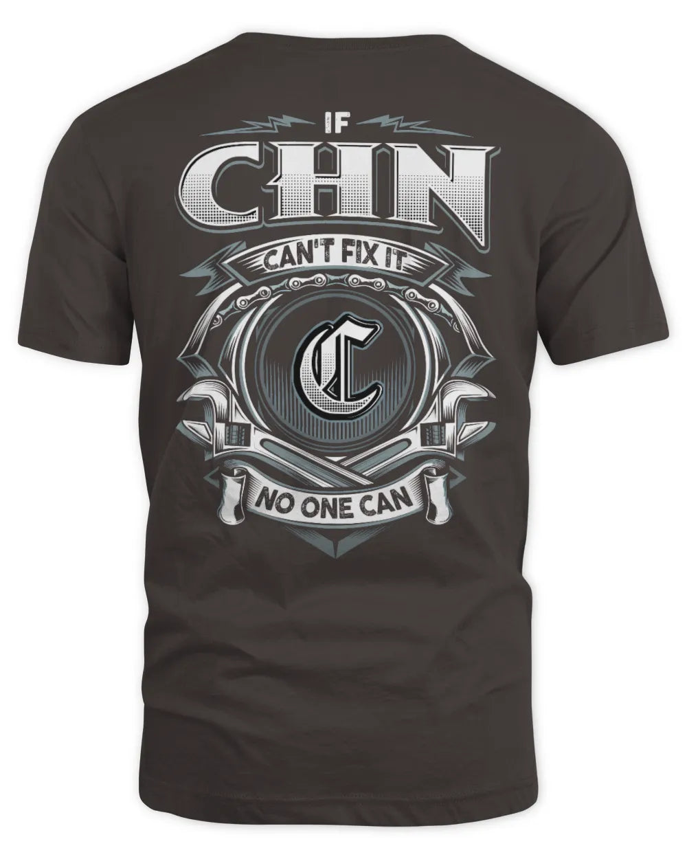 CHN AP81-K4-626 - Personalized Ahmed Quote Apparel “If Ahmed Can't Fix It, No One Can” - Unisex Standard T-Shirt - Dark Chocolate