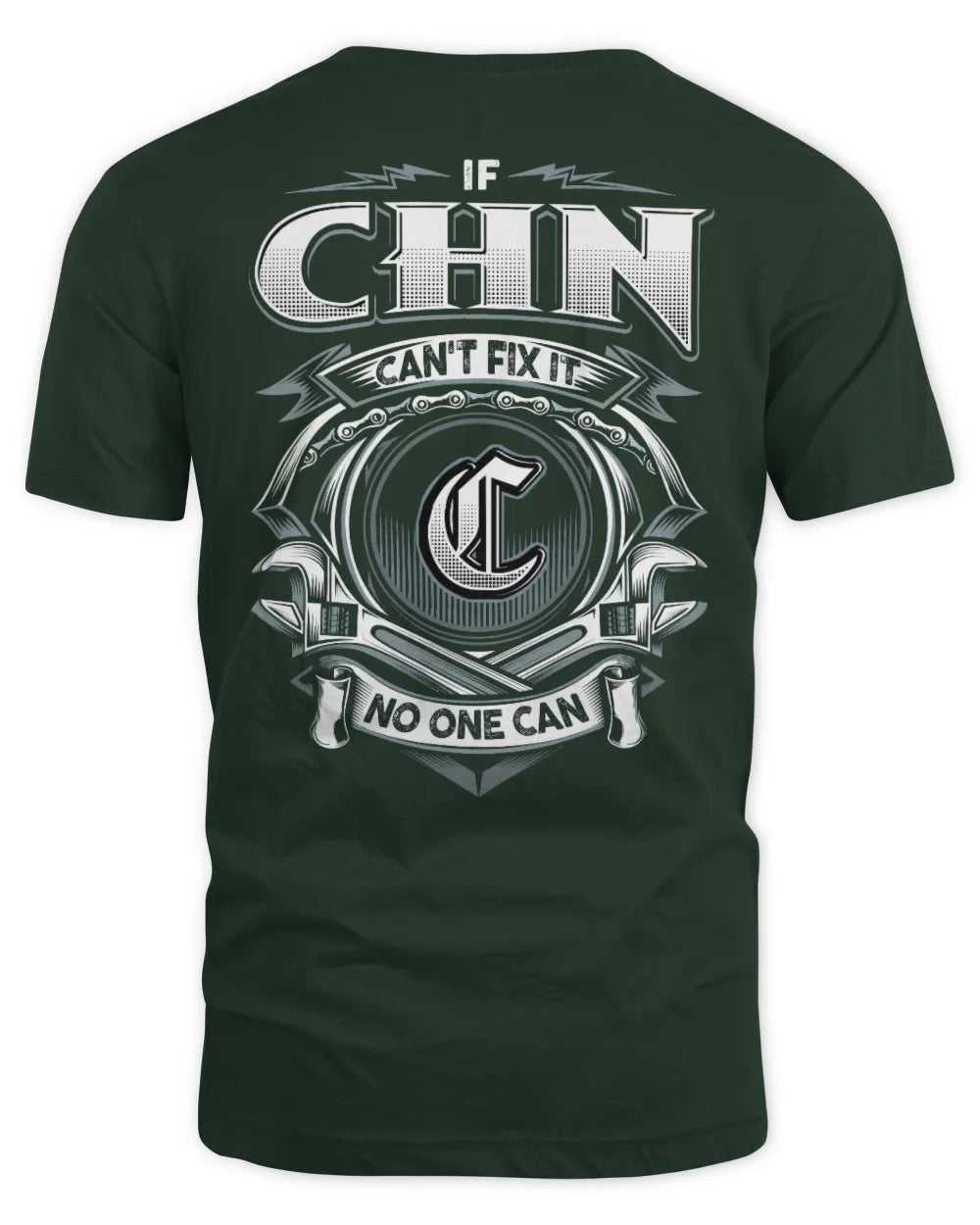 CHN AP81-K4-626 - Personalized Ahmed Quote Apparel “If Ahmed Can't Fix It, No One Can” - Unisex Standard T-Shirt - Forest Green