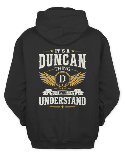 DUNCAN KT06-M008 It’s a [NAME] Thing – You Wouldn’t Understand | Personalized Vintage T-Shirt - Unisex Hoodie - Black