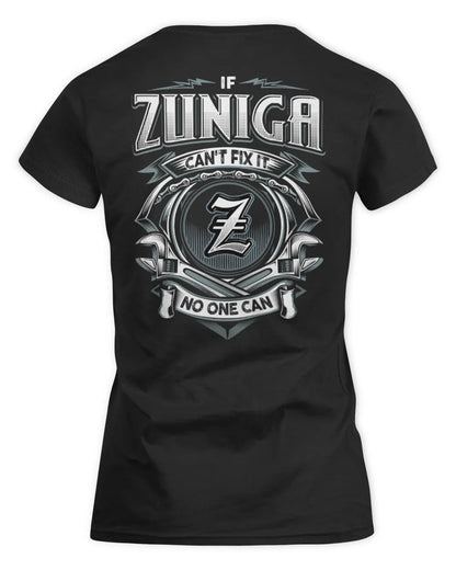 ZUNIGA AP81-K4-626 - Personalized Ahmed Quote Apparel “If Ahmed Can't Fix It, No One Can” - Women's Standard T-Shirt - Black