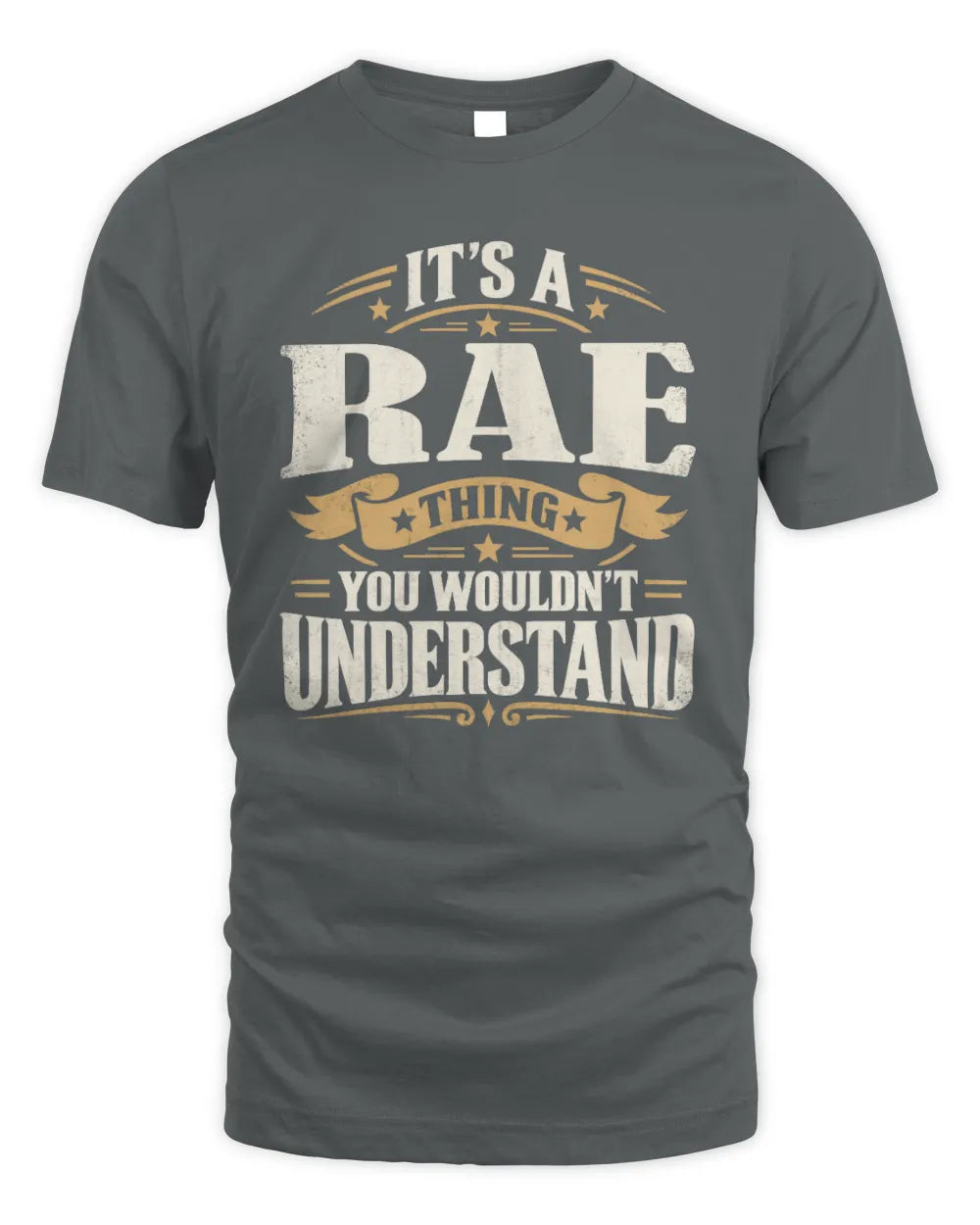 RAE P08 TH51 - Personalized “It’s a/an [NAME] Thing – You Wouldn’t Understand” Shirt - Unisex Standard T-Shirt - Charcoal
