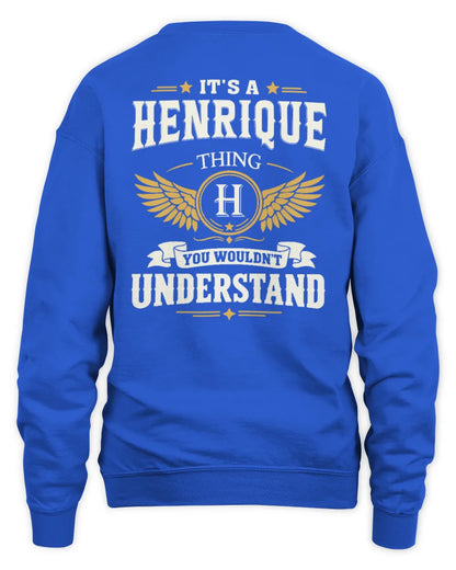 HENRIQUE KT06-M008 It’s a [NAME] Thing – You Wouldn’t Understand | Personalized Vintage T-Shirt - Unisex Sweatshirt - Royal