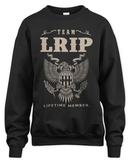 LRIP TP06-K82 – Personalized Classic Style Apparel “Team NAME Lifetime Member” - Unisex Sweatshirt - Black
