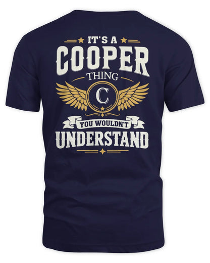 COOPER KT06-M008 It’s a [NAME] Thing – You Wouldn’t Understand | Personalized Vintage T-Shirt - Unisex Standard T-Shirt - Navy