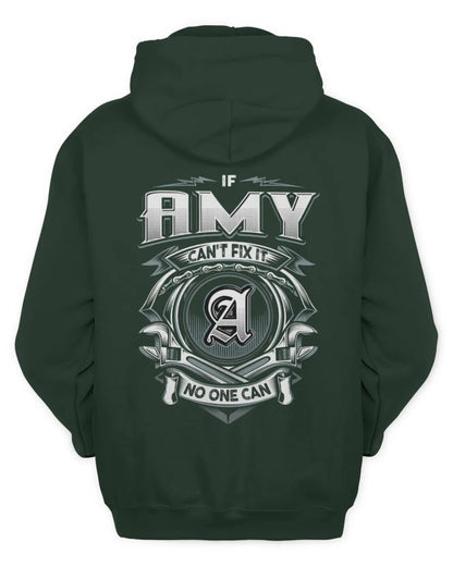 AMY AP81-K4-626 - Personalized Ahmed Quote Apparel “If Ahmed Can't Fix It, No One Can” - Unisex Hoodie - Forest Green