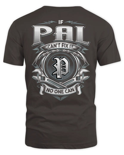 PAL AP81-K4-626 - Personalized Ahmed Quote Apparel “If Ahmed Can't Fix It, No One Can” - Unisex Standard T-Shirt - Dark Chocolate