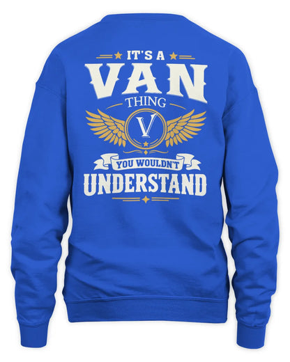 VAN KT06-M008 It’s a [NAME] Thing – You Wouldn’t Understand | Personalized Vintage T-Shirt - Unisex Sweatshirt - Royal