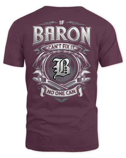 BARON AP81-K4-626 - Personalized Ahmed Quote Apparel “If Ahmed Can't Fix It, No One Can” - Unisex Standard T-Shirt - Maroon