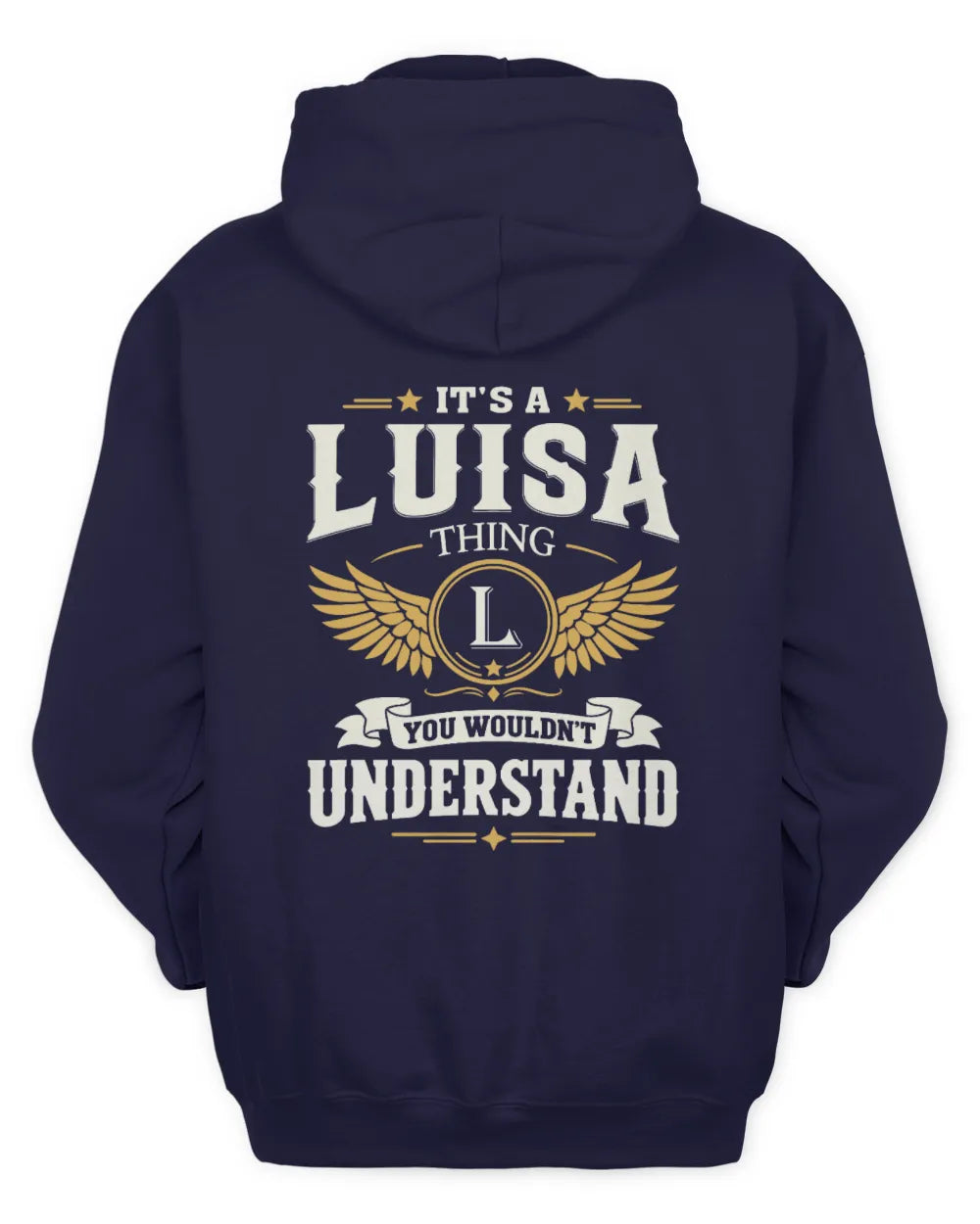 LUISA KT06-M008 It’s a [NAME] Thing – You Wouldn’t Understand | Personalized Vintage T-Shirt - Unisex Hoodie - Navy