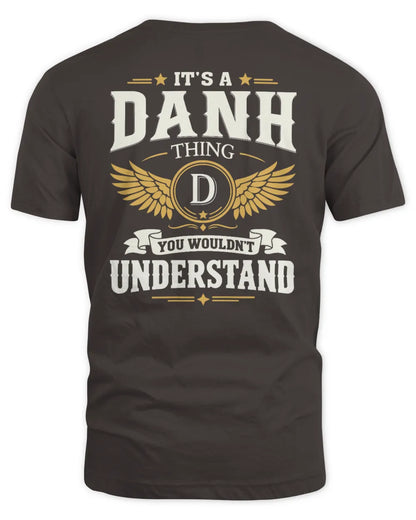 DANH KT06-M008 It’s a [NAME] Thing – You Wouldn’t Understand | Personalized Vintage T-Shirt - Unisex Standard T-Shirt - Dark Chocolate