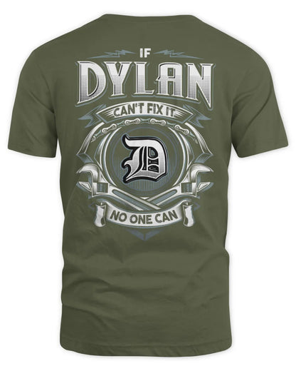 DYLAN AP81-K4-626 - Personalized Ahmed Quote Apparel “If Ahmed Can't Fix It, No One Can” - Unisex Standard T-Shirt - Military Green