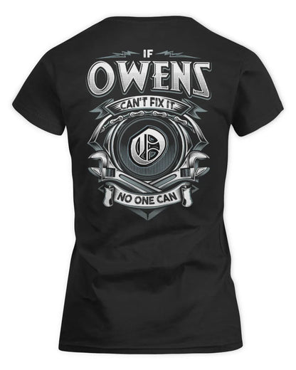 OWENS AP81-K4-626 - Personalized Ahmed Quote Apparel “If Ahmed Can't Fix It, No One Can” - Women's Standard T-Shirt - Black