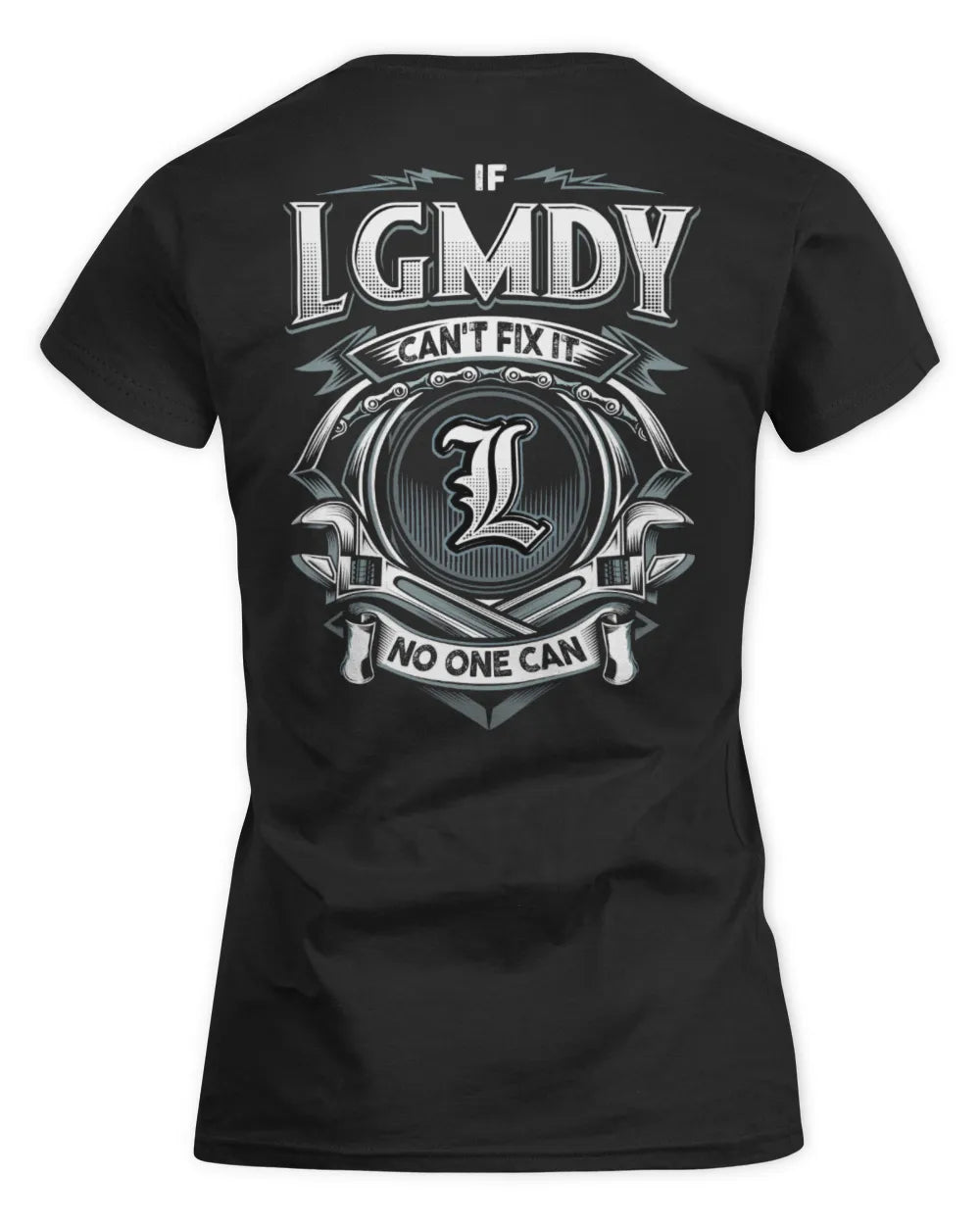 LGMDY AP81-K4-626 - Personalized Ahmed Quote Apparel “If Ahmed Can't Fix It, No One Can” - Women's Standard T-Shirt - Black